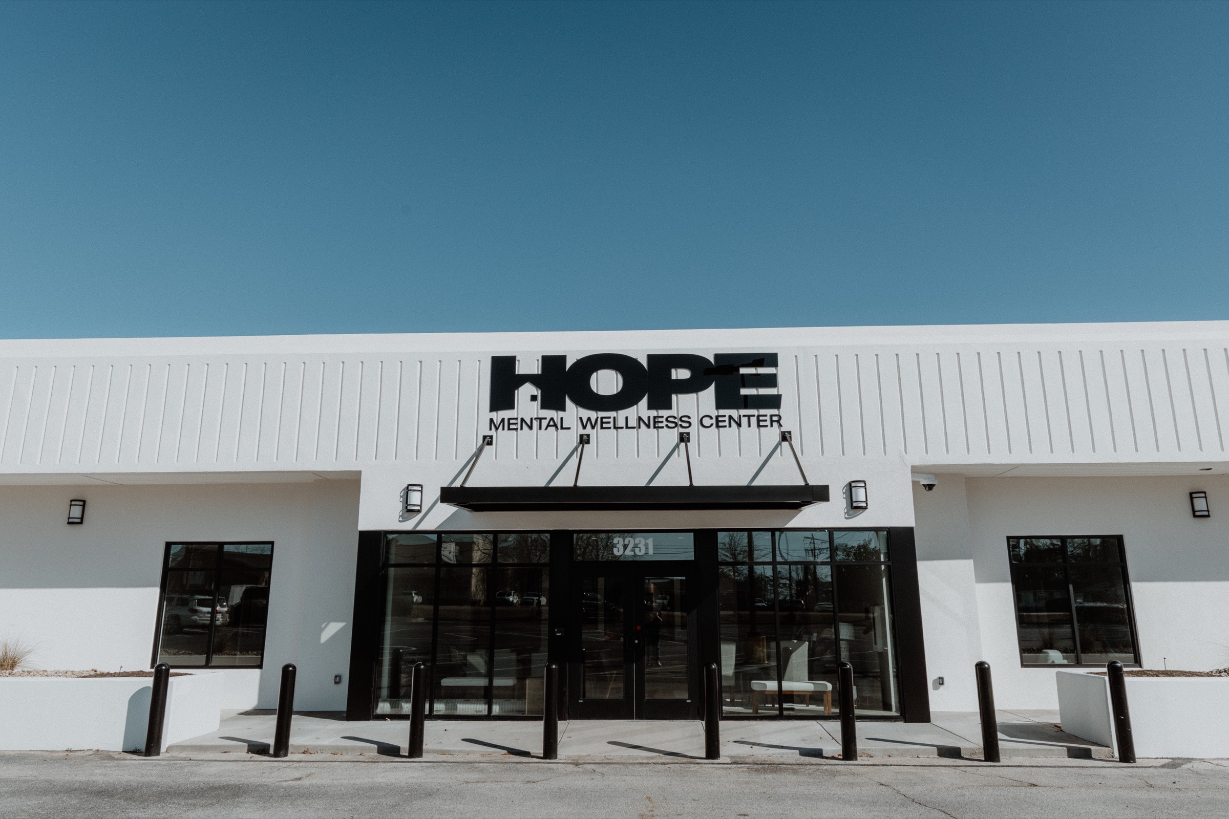 The front of the Hope Mental Wellness Center.